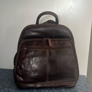 Jack George’s Brown Leather Back Pack
